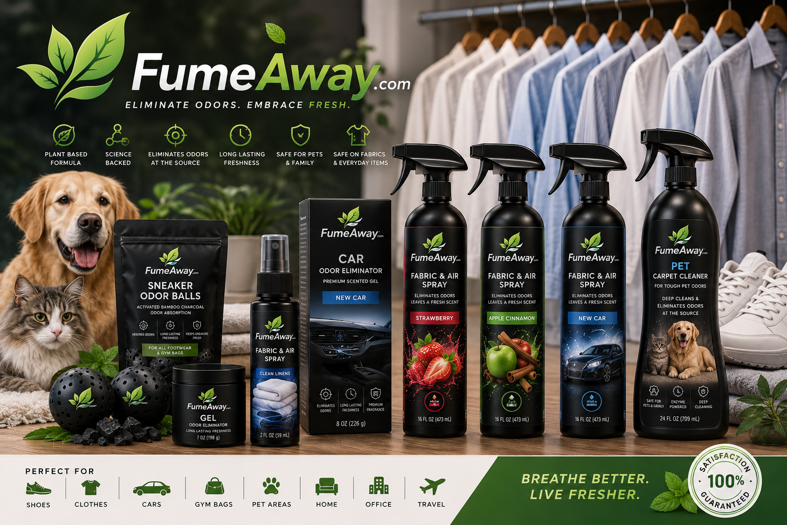 Logo for FumeAway.com