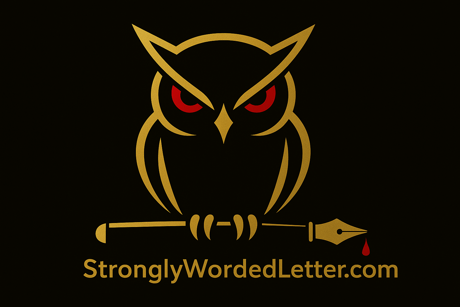 Logo for StronglyWordedLetter.com