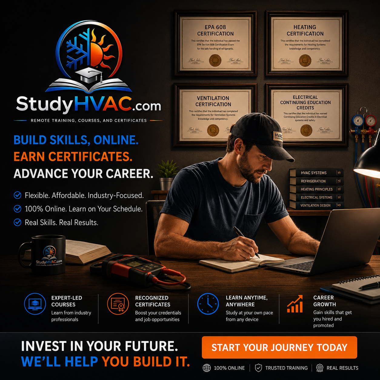 Logo for StudyHvac.com