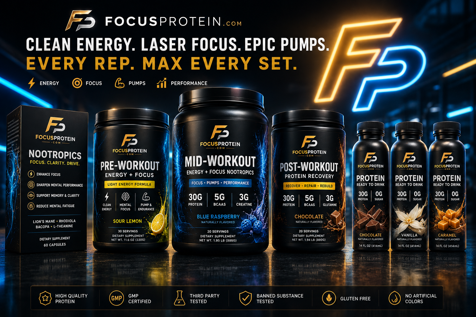 Logo for FocusProtein.com