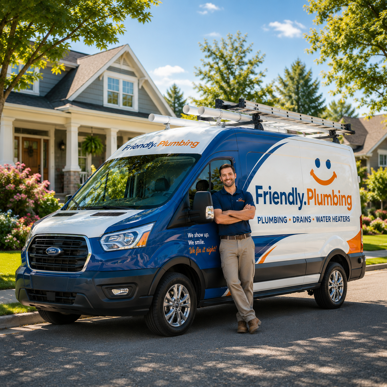 Logo for Friendly.plumbing